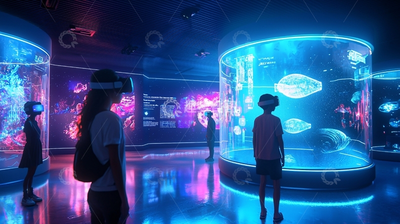 高清大图下载【趣麦麦图】虚拟现实海洋馆