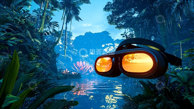 高清大图下载【趣麦麦图】虚拟现实眼镜6
