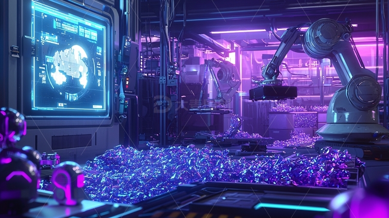 高清大图下载【趣麦麦图】未来科技实验室