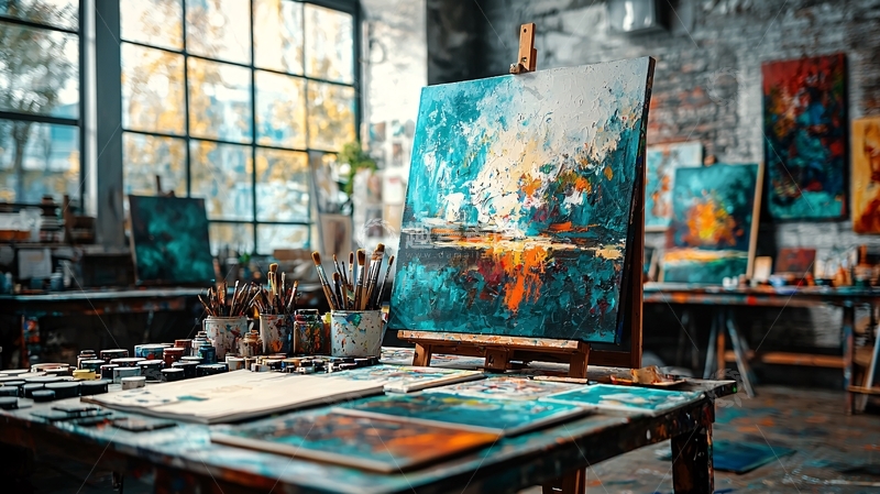 高清大图下载【趣麦麦图】绘画工作室