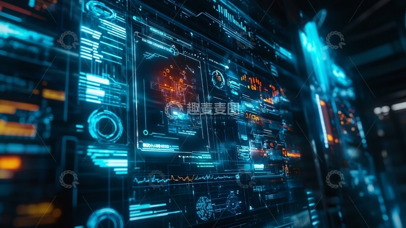 高清大图下载【趣麦麦图】未来科技感界面