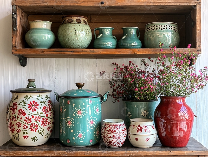 高清大图下载【趣麦麦图】陶瓷花瓶静物摆拍