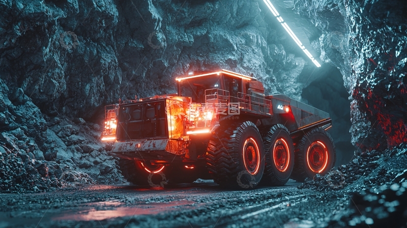 高清大图下载【趣麦麦图】矿山卡车