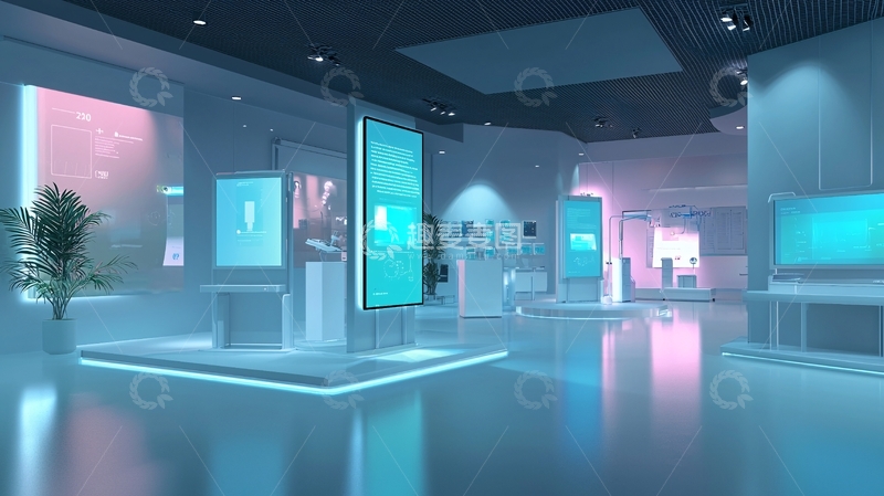 高清大图下载【趣麦麦图】未来科技感展厅