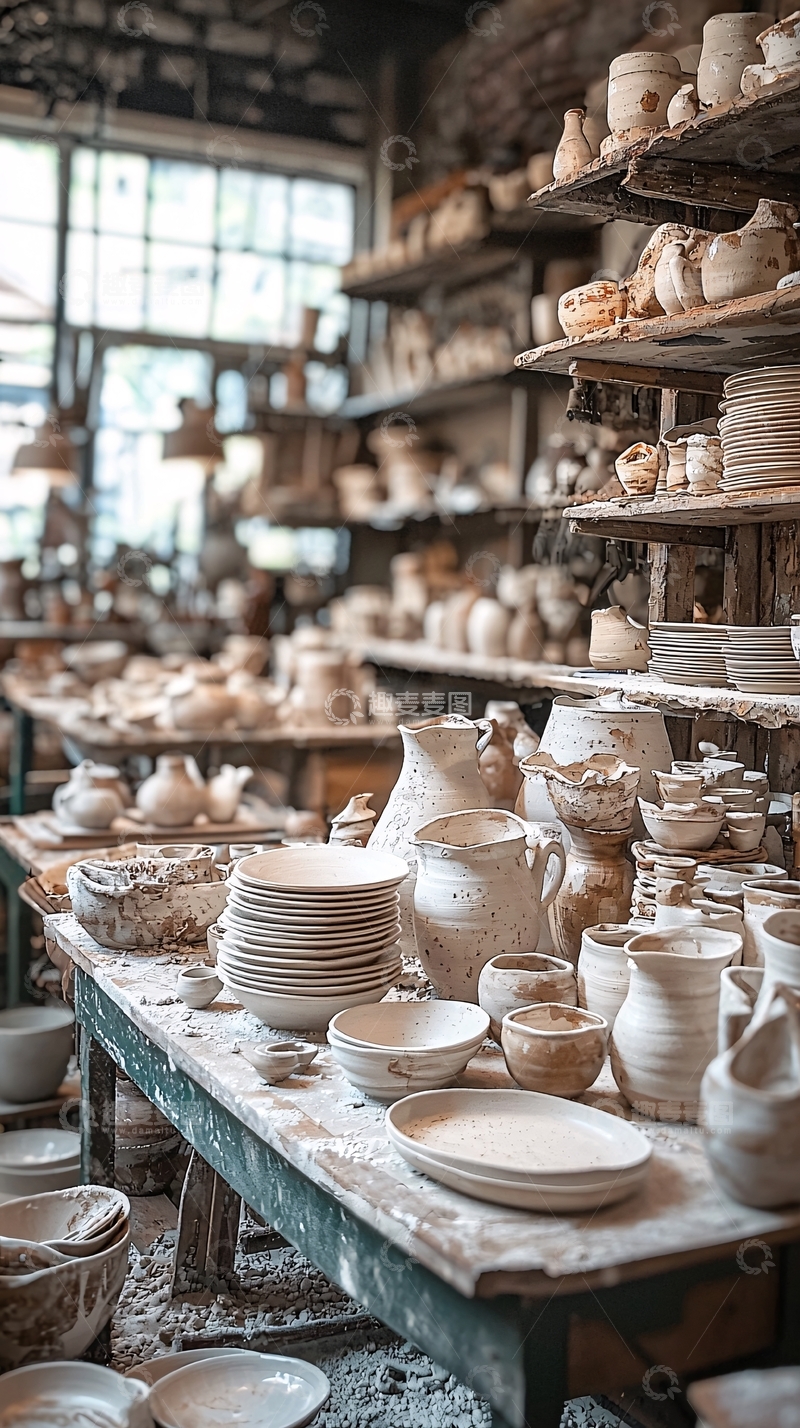 高清大图下载【趣麦麦图】陶瓷工作室