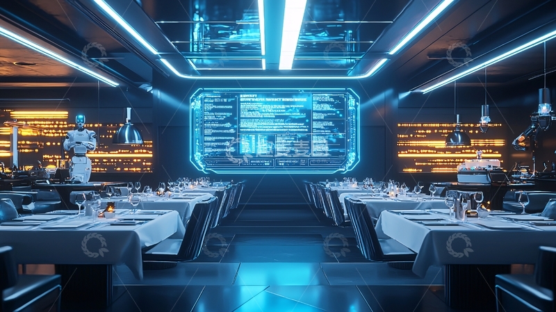 高清大图下载【趣麦麦图】未来餐厅