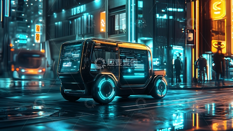 高清大图下载【趣麦麦图】未来都市夜景116