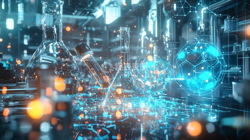 高清大图下载【趣麦麦图】科技感未来实验室