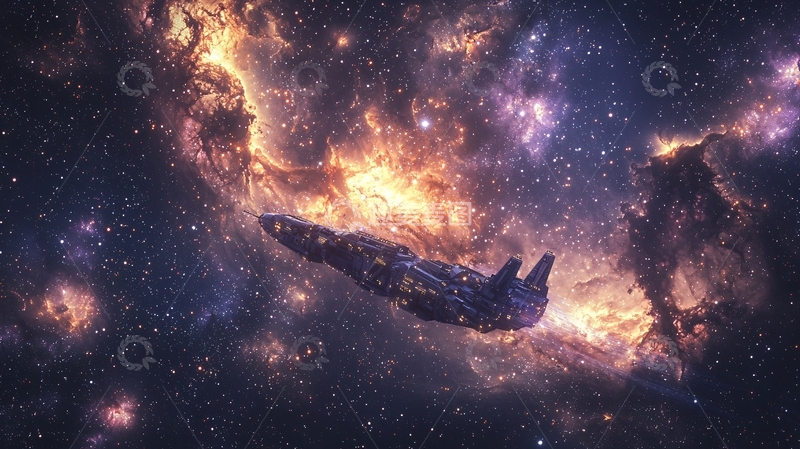 高清大图下载【趣麦麦图】宇宙飞船