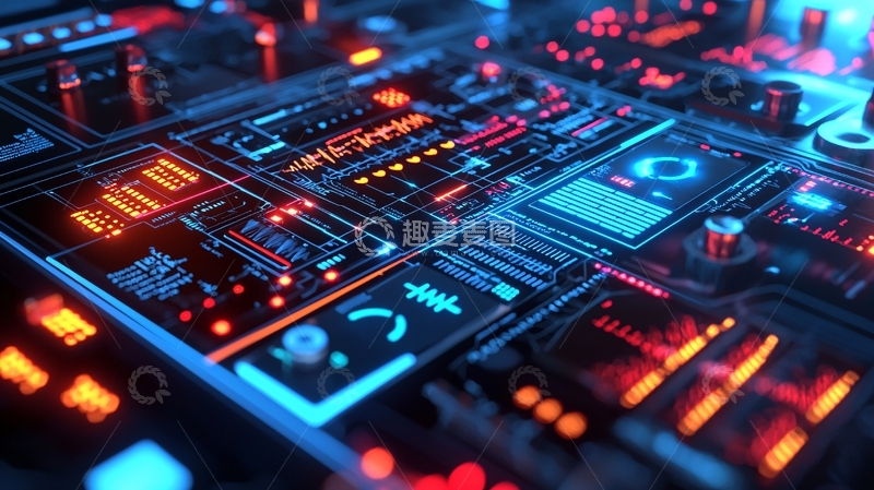 高清大图下载【趣麦麦图】科技感炫酷电路板