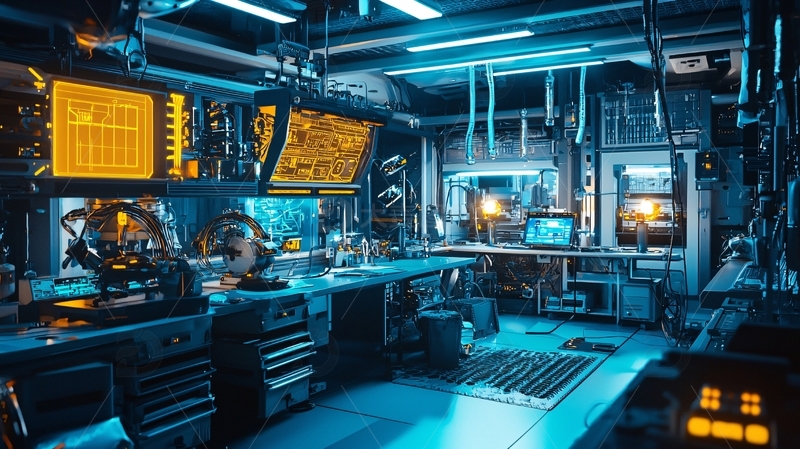 高清大图下载【趣麦麦图】未来科技实验室