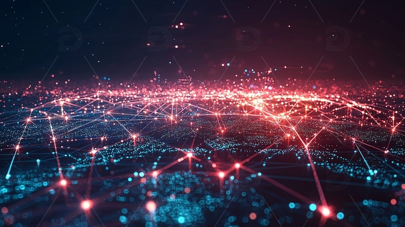 高清大图下载【趣麦麦图】科技感城市夜景