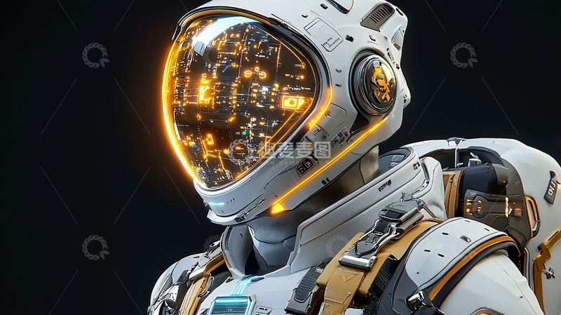 高清大图下载【趣麦麦图】未来宇航服