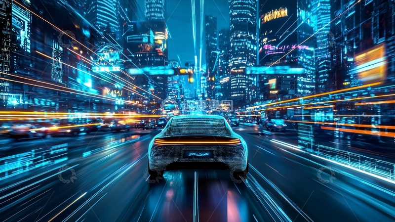 高清大图下载【趣麦麦图】未来都市夜景119