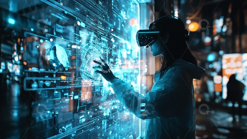 高清大图下载【趣麦麦图】未来科技