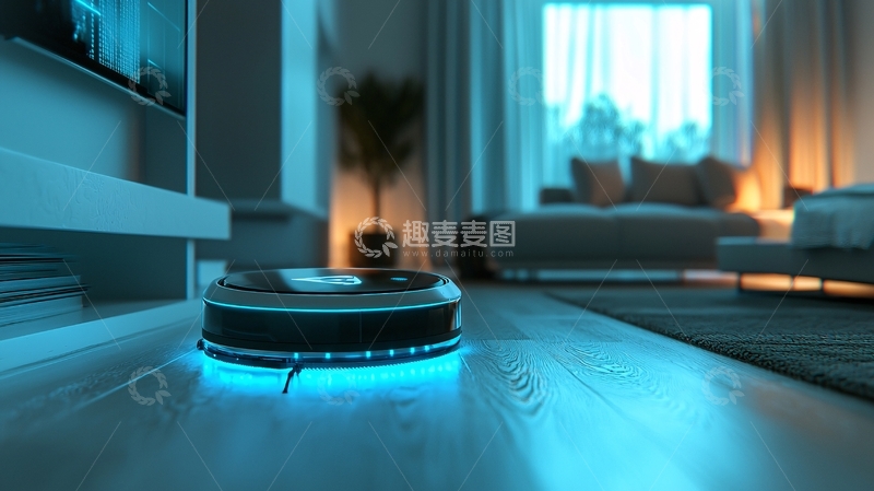 高清大图下载【趣麦麦图】智能扫地机器人