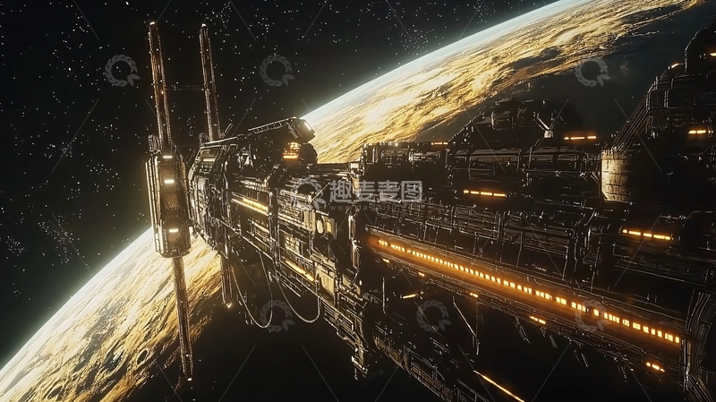 高清大图下载【趣麦麦图】宇宙飞船
