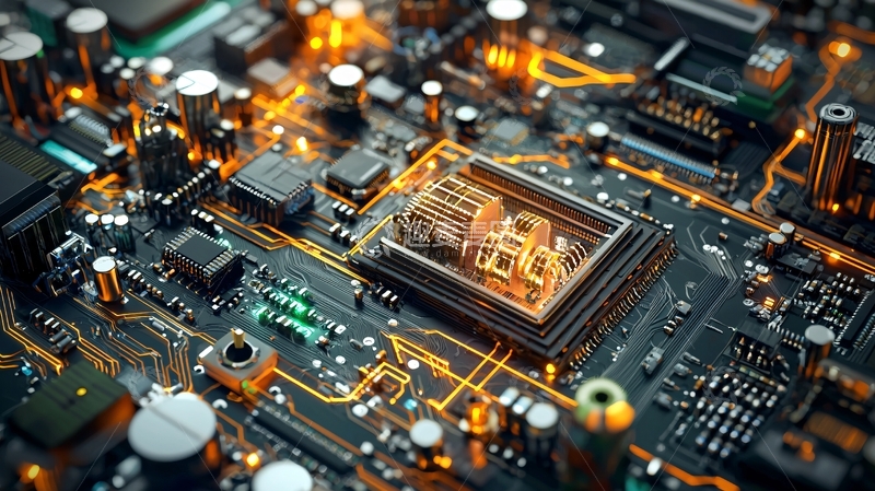 高清大图下载【趣麦麦图】电路板特写