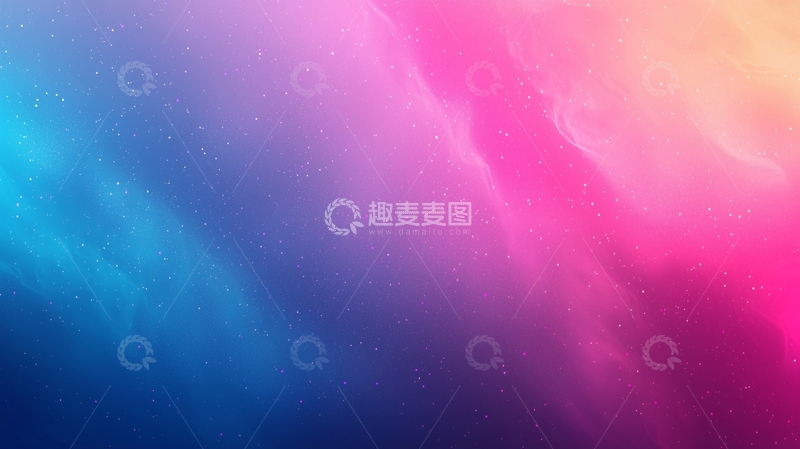 高清大图下载【趣麦麦图】梦幻多彩云彩背景