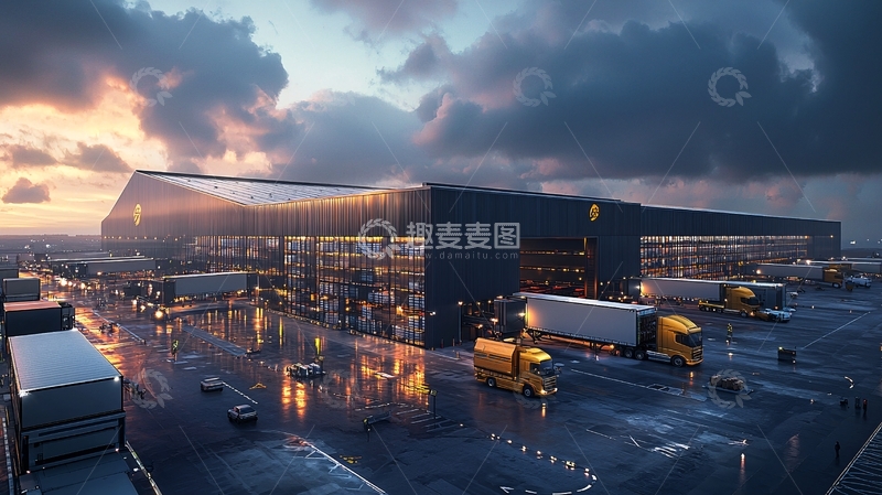 高清大图下载【趣麦麦图】现代工业建筑外景