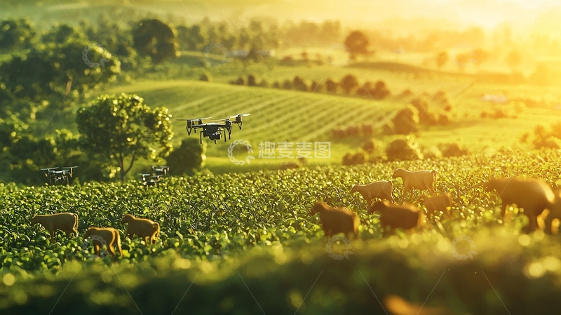 高清大图下载【趣麦麦图】田园牧歌式乡村风景