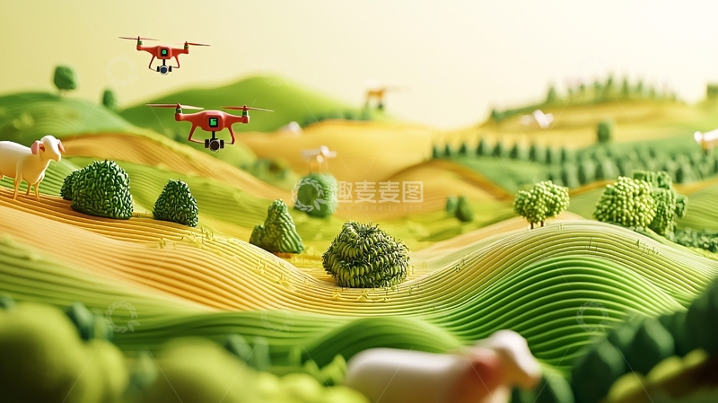 高清大图下载【趣麦麦图】智慧农业