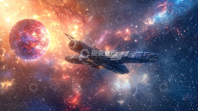 高清大图下载【趣麦麦图】宇宙飞船