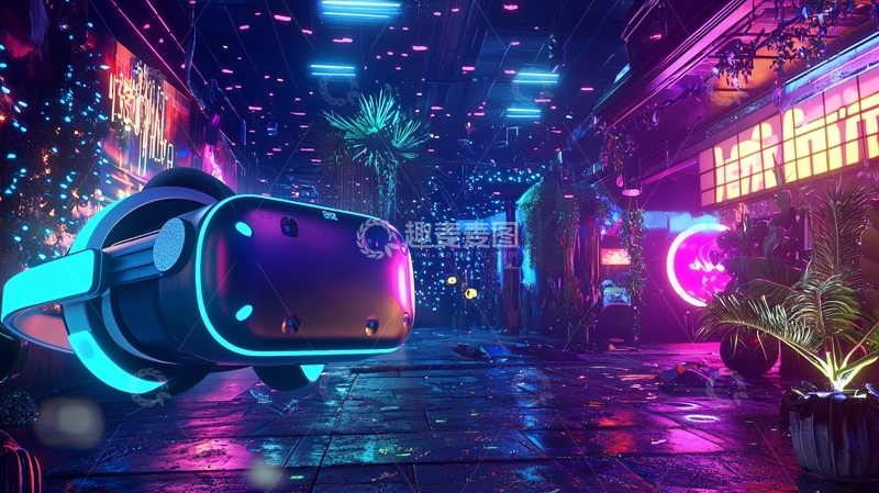 高清大图下载【趣麦麦图】未来科技感虚拟现实