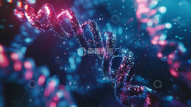 高清大图下载【趣麦麦图】基因双螺旋结构