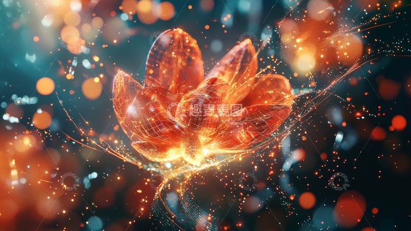 高清大图下载【趣麦麦图】光影花朵