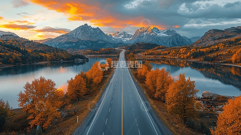 高清大图下载【趣麦麦图】风景如画的道路