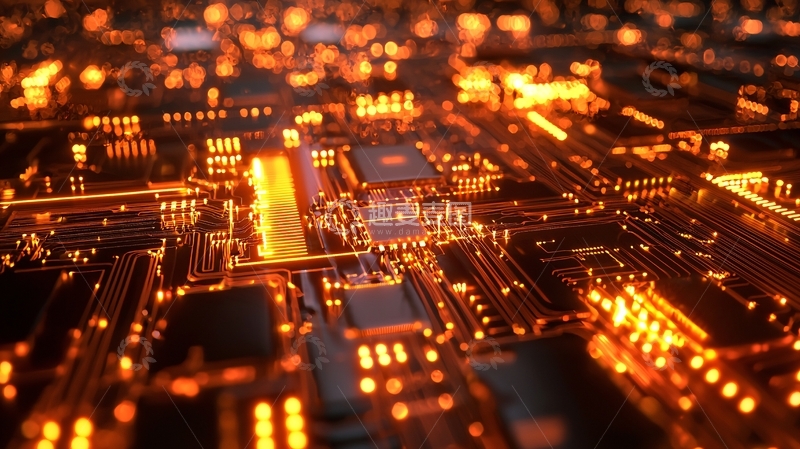 高清大图下载【趣麦麦图】电路板特写