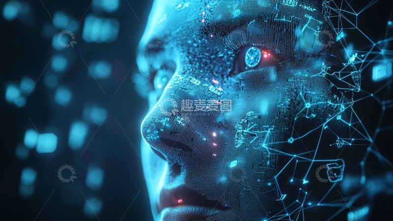高清大图下载【趣麦麦图】数字人脸