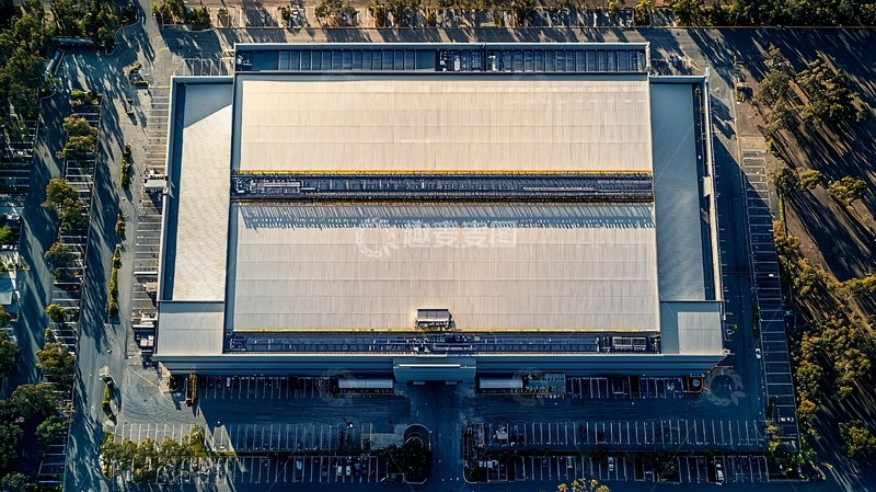 高清大图下载【趣麦麦图】现代工业建筑俯视图