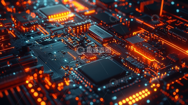 高清大图下载【趣麦麦图】电路板特写