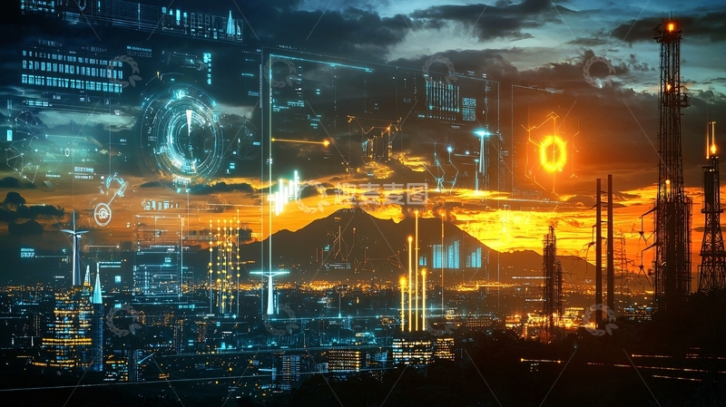 高清大图下载【趣麦麦图】未来科技城市77