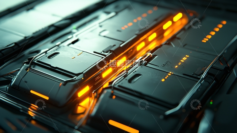 高清大图下载【趣麦麦图】科技感金属面板