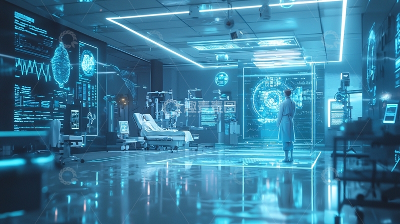 高清大图下载【趣麦麦图】未来医院