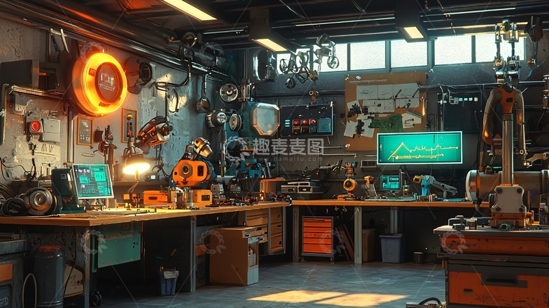 高清大图下载【趣麦麦图】-复古机械工作室