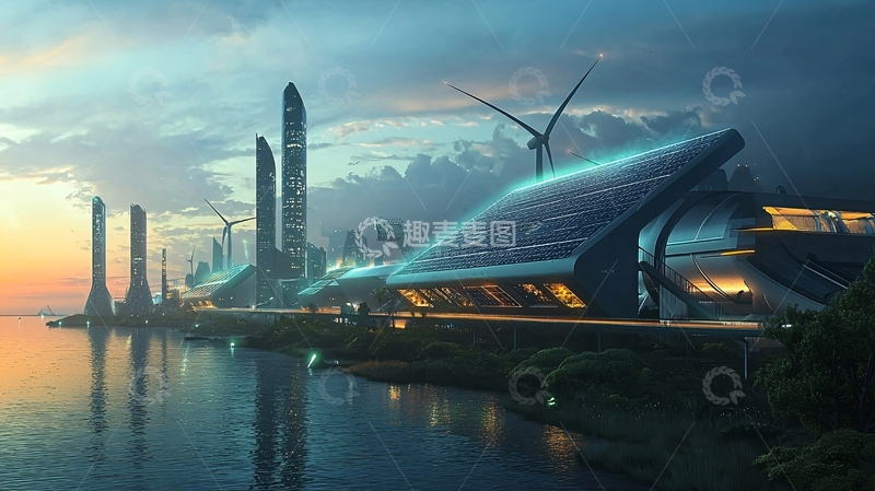 高清大图下载【趣麦麦图】未来都市