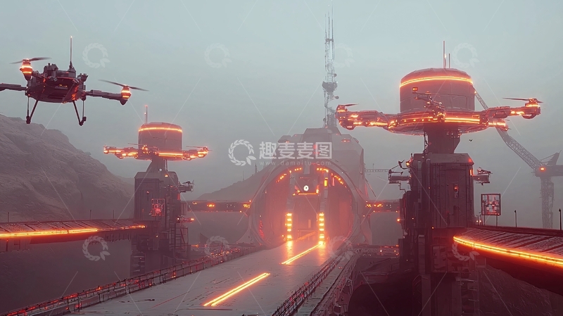 高清大图下载【趣麦麦图】未来科技感场景