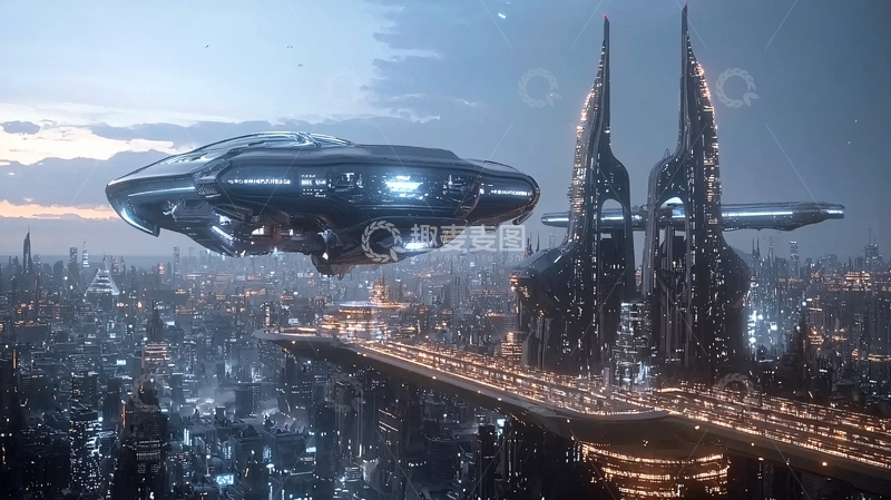 高清大图下载【趣麦麦图】未来都市