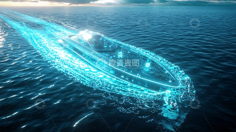 高清大图下载【趣麦麦图】未来科技快艇