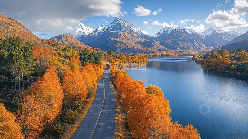 高清大图下载【趣麦麦图】秋季山水风景如画