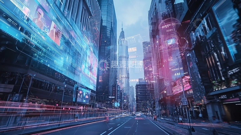 高清大图下载【趣麦麦图】未来都市