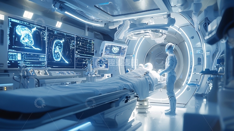 高清大图下载【趣麦麦图】未来医疗手术室