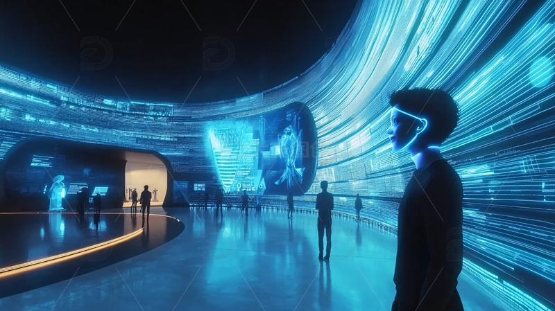 未来科技感展厅