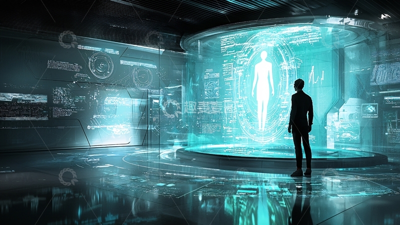 高清大图下载【趣麦麦图】未来科技实验室