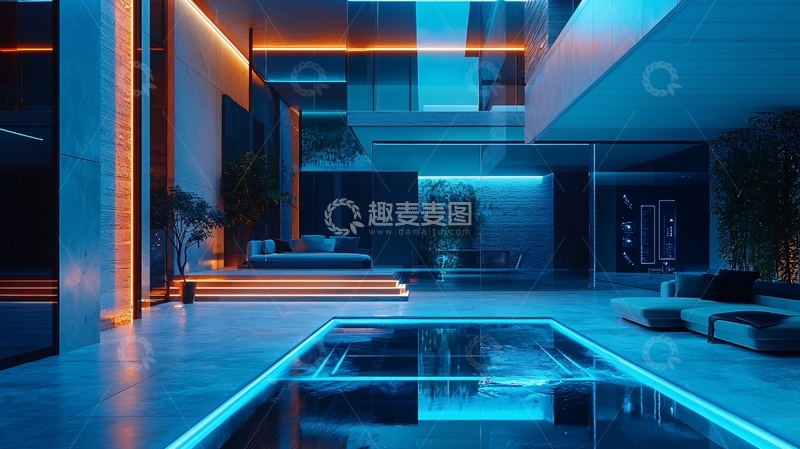 高清大图下载【趣麦麦图】现代极简风格室内设计