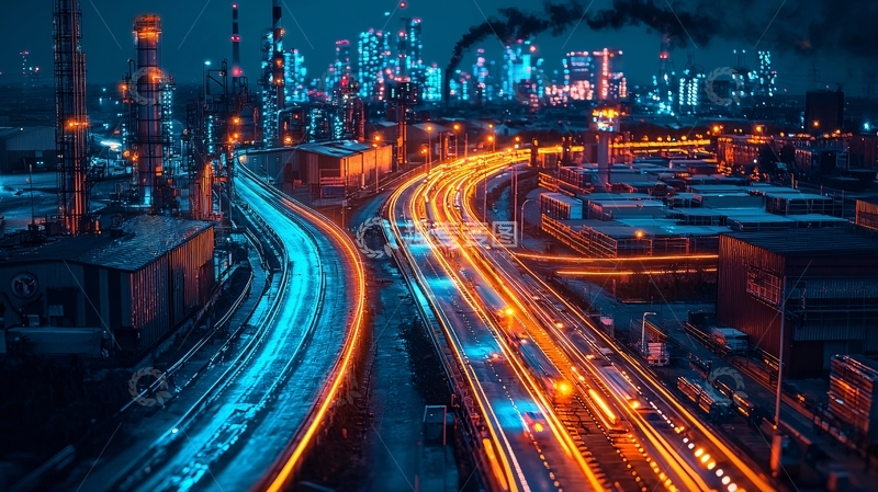 高清大图下载【趣麦麦图】夜间城市